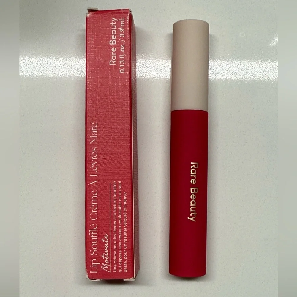 Rare Beauty by Selena Gomez Lip Souffle Matte Cream Lipstick- Motivate NIB